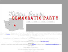 Tablet Screenshot of kittitasdemocrats.org